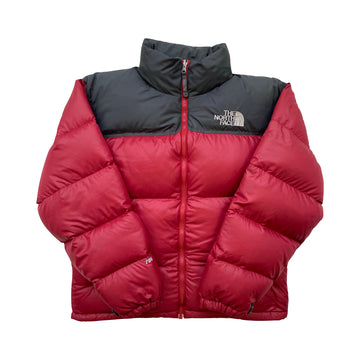 The North Face Light Maroon Red Puffer Jacket