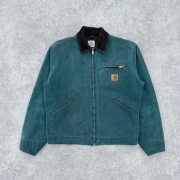 Vintage Carhartt Hunter Green HTG Detroit Jacket