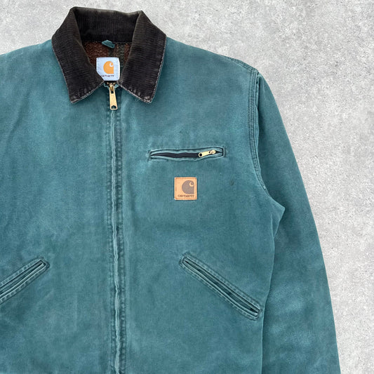 Vintage Carhartt Hunter Green HTG Detroit Jacket