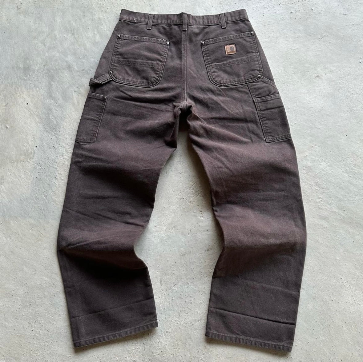 Vintage Carhartt Double Knee Brown Carpenter Trousers