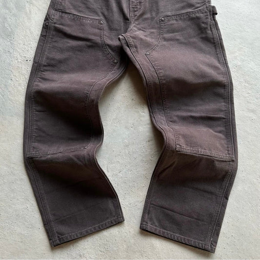 Vintage Carhartt Double Knee Brown Carpenter Trousers